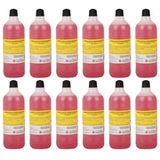 Alcool Etilico Denaturato 99,9° Rosso 12x1 Litro per Pulizia Domestica e Professionale