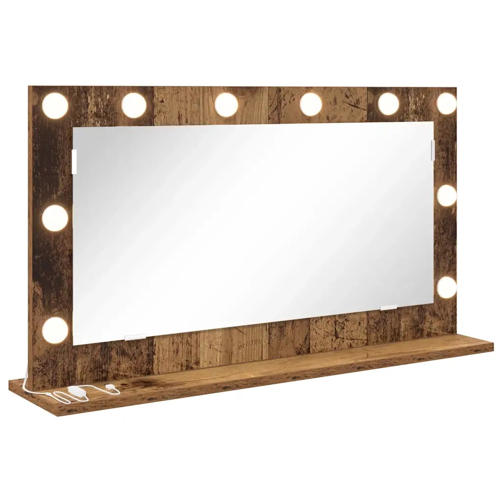 Specchio da Vanit¨¤ Rettangolare Legno vecchio 80 x 45 x 18 cm