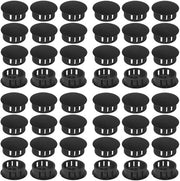 Copricapi neri - per fori - set da 50 - nylon