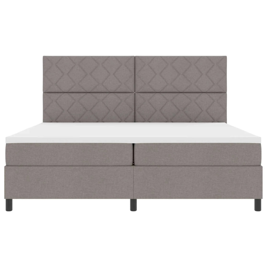Letto a molle con materasso con led Talpa 200 x 200 cm Tessuto