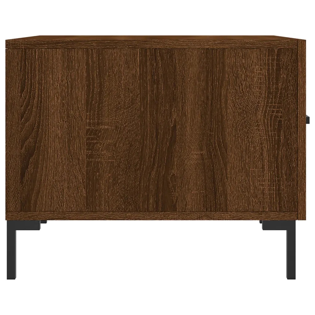 Tavolino da Salotto Rovere Marrone 50x50x40cm Legno Multistrato 829410