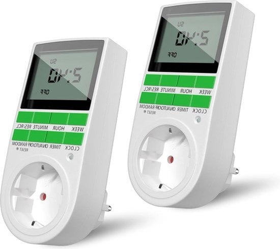 Timer di Interruzione del Flusso di Corrente EU - Interruttore a Programma - Modalità di Risparmio di Energia
