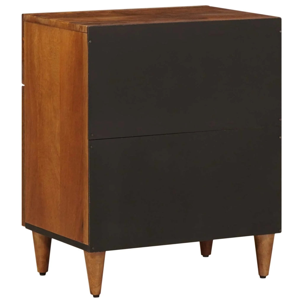 Comodino | Armadio da Notte | Mobiletto da notte con cassetto Marrone 50 x 33 x 60 cm
