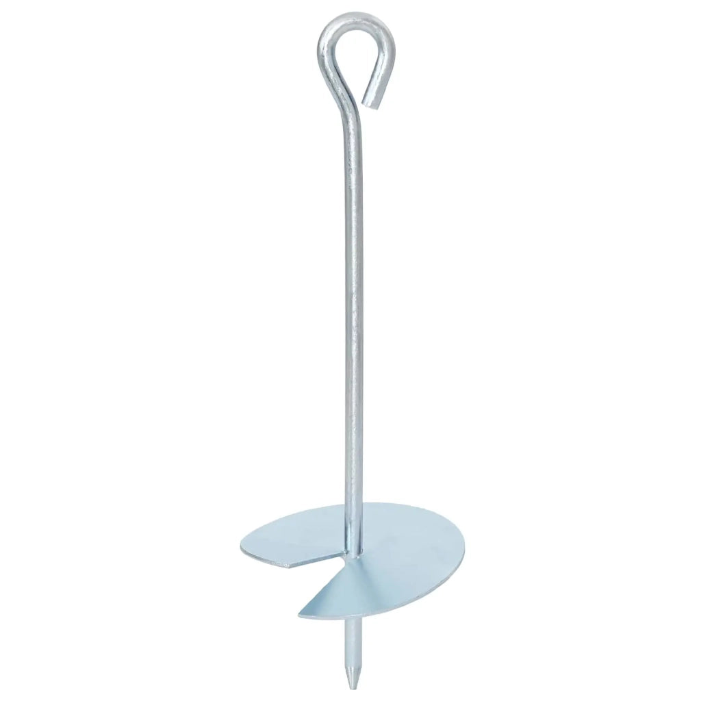 Ancora per Terra 2 pz Argento ?10 x 30 cm Metallo Galvanizzato CFW9045078