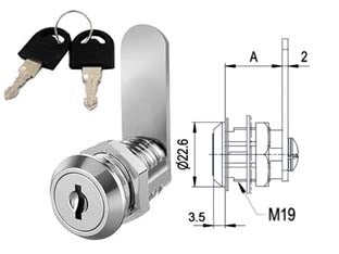 CILINDRO A LEVA 6000- - mm.20 (6020.19) - 5 pezzi POTENT