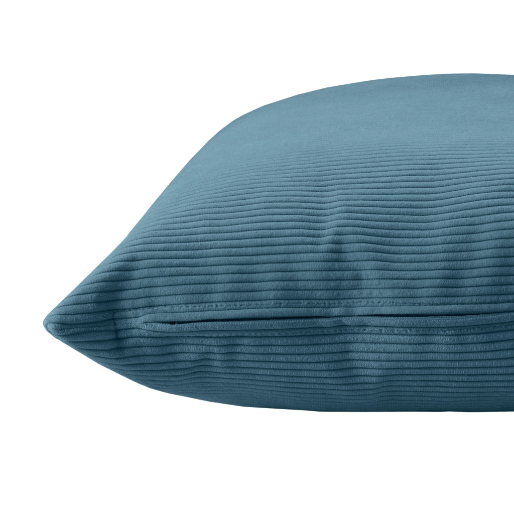 Cuscino quadrato in velluto blu - 45x45 cm - DUNE