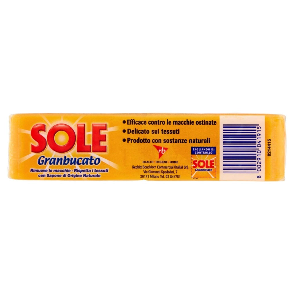 SET 4 PZ SOLE SAPONE PER BUCATO A MANO 250GR