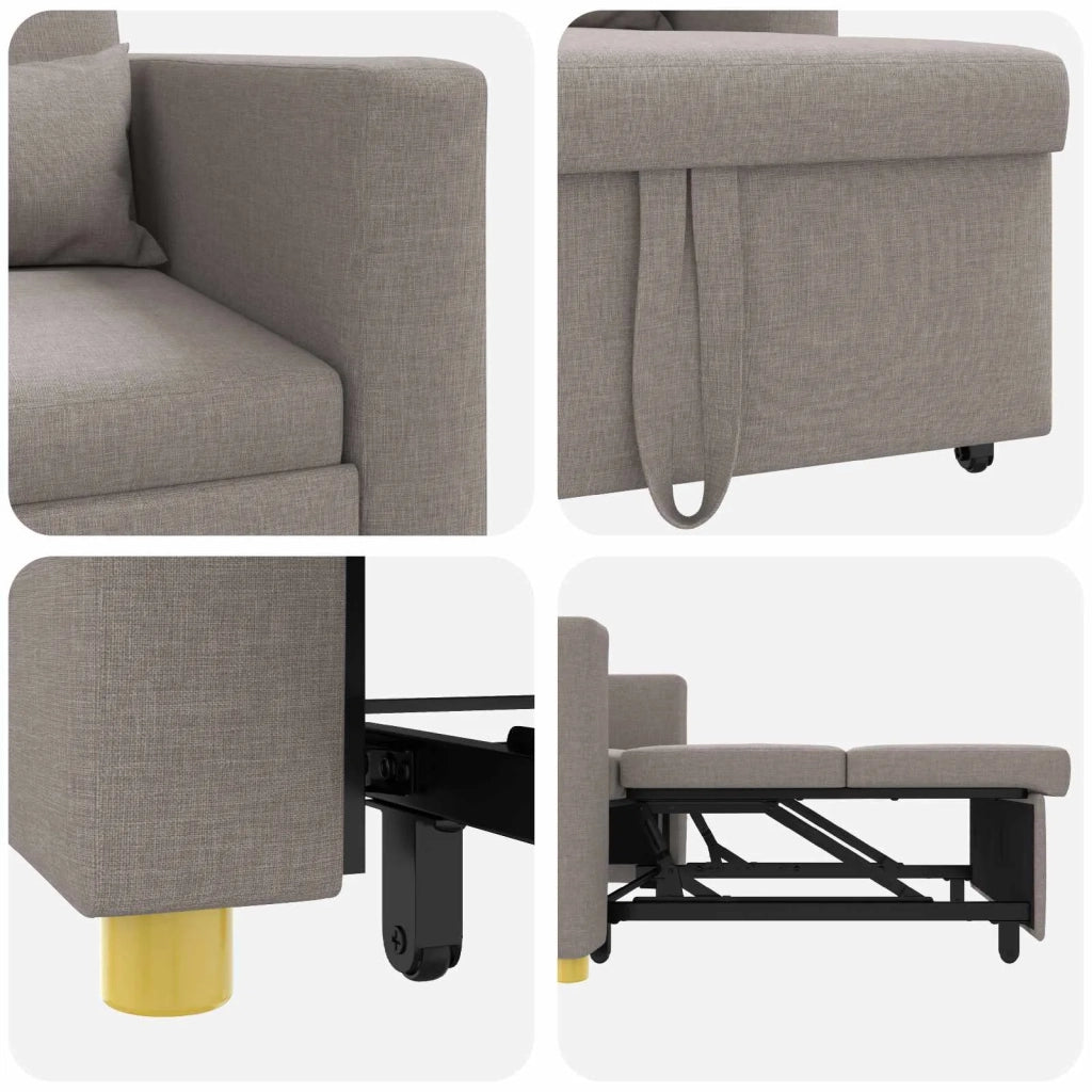 Divano letto estraibile singolo Talpa 90 x 165 x 87 cm Tessuto 42002690