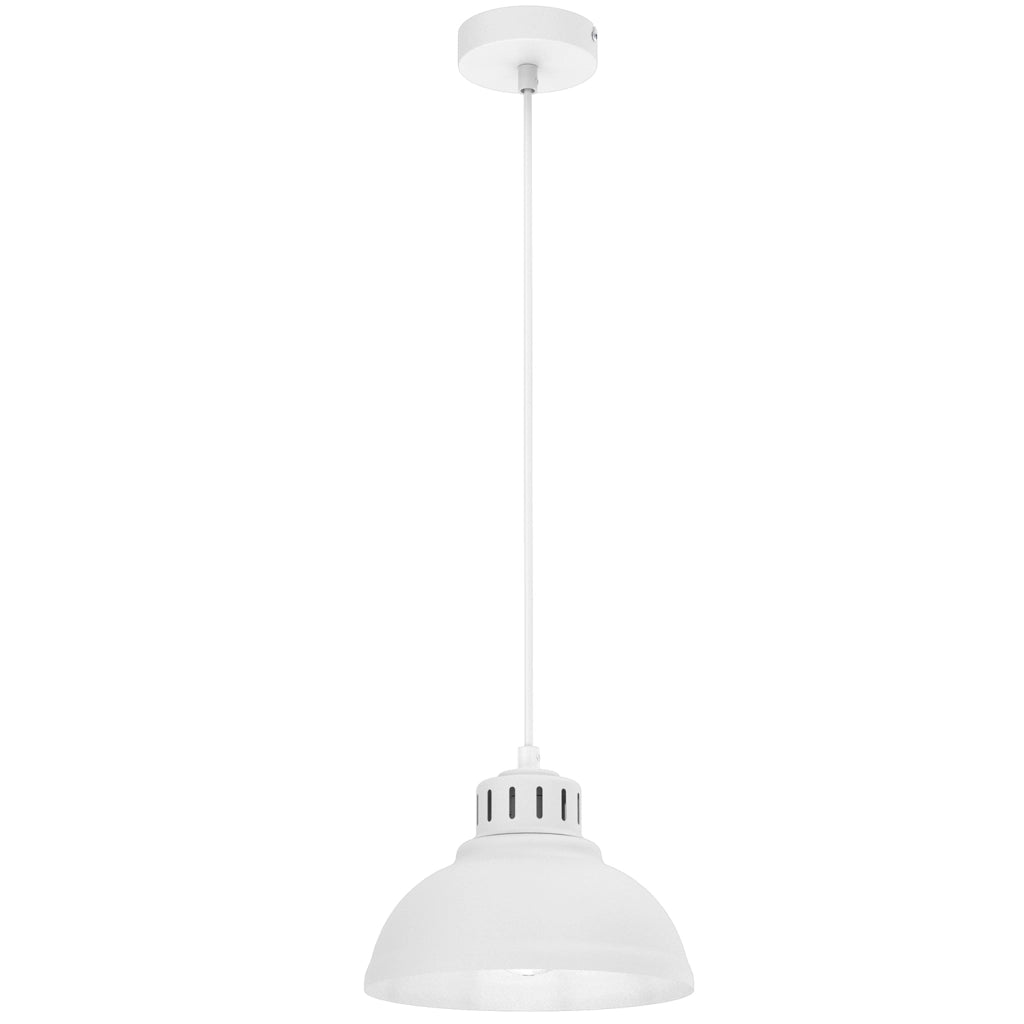 Lampada a sospensione Luminex Sven bianca Ø21 E27 15W