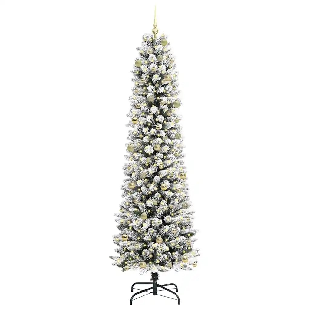 Albero di Natale artificiale con 300 LED Bianco 240 cm 3396133