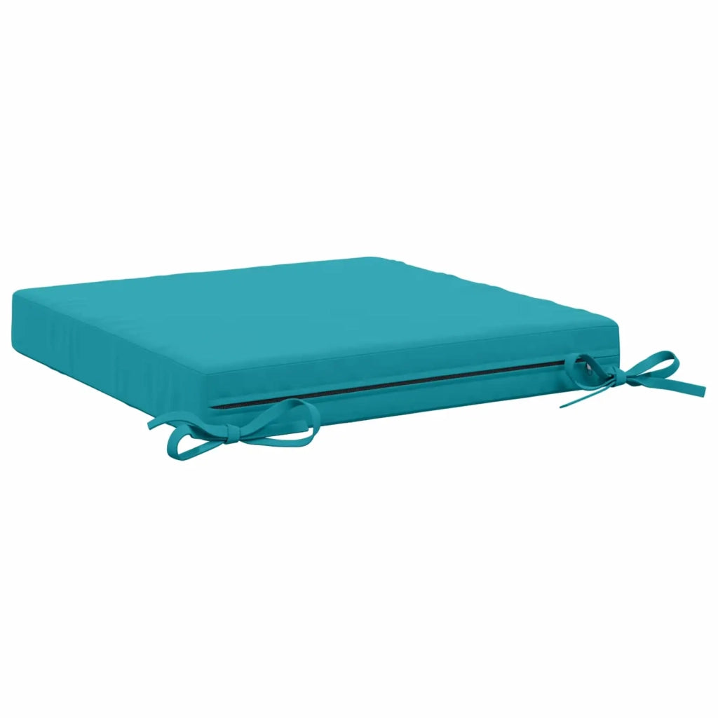 Cuscini per Seduta SOEST 4 pz 100% Poliestere Turchese 944496