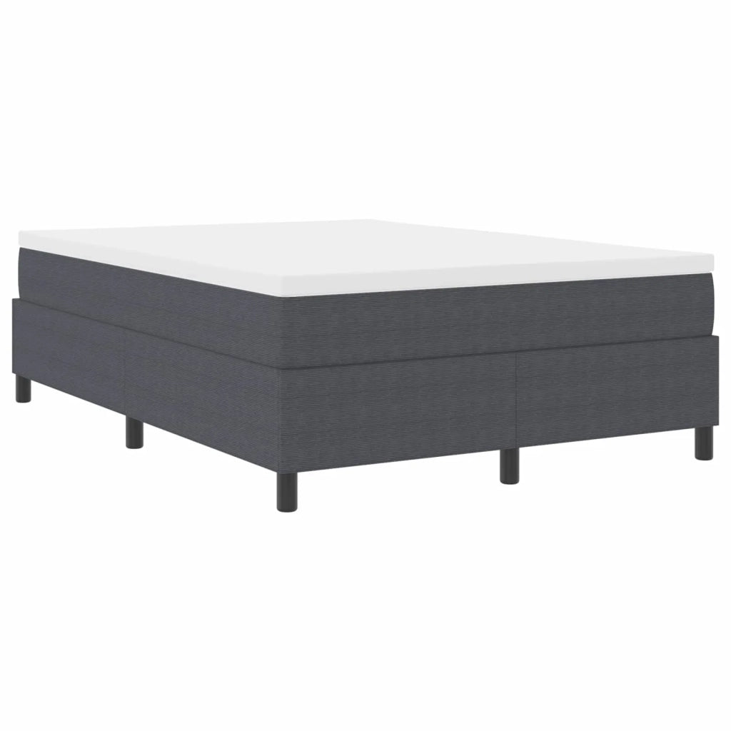 Letto matrimoniale | Letto per adulti | Struttura letto piattaforma Grigio scuro 160 x 200 cm