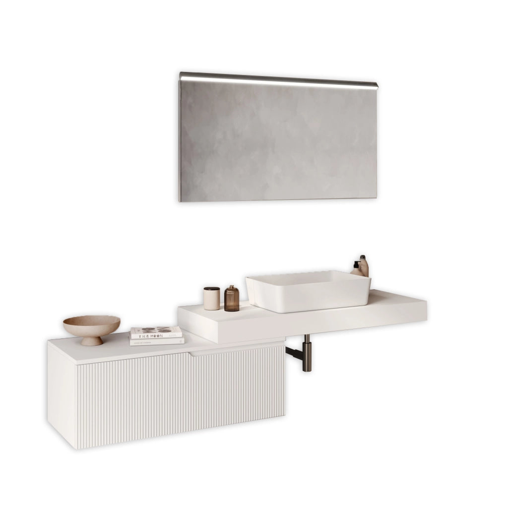 Composizione 4 pezzi VENERE bianco