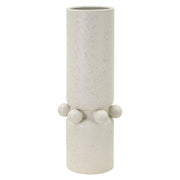 Vaso Decorativo VKH638, Beige, Ceramica, 15,5x15,5x41 cm