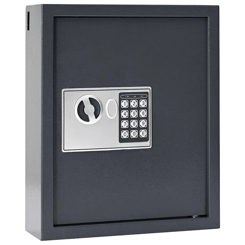 Cassetta di sicurezza digitale Grigio scuro 30 x 10 x 36,5 cm 42011319