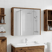 Mobiletto per specchio da bagno Legno vecchio 889157