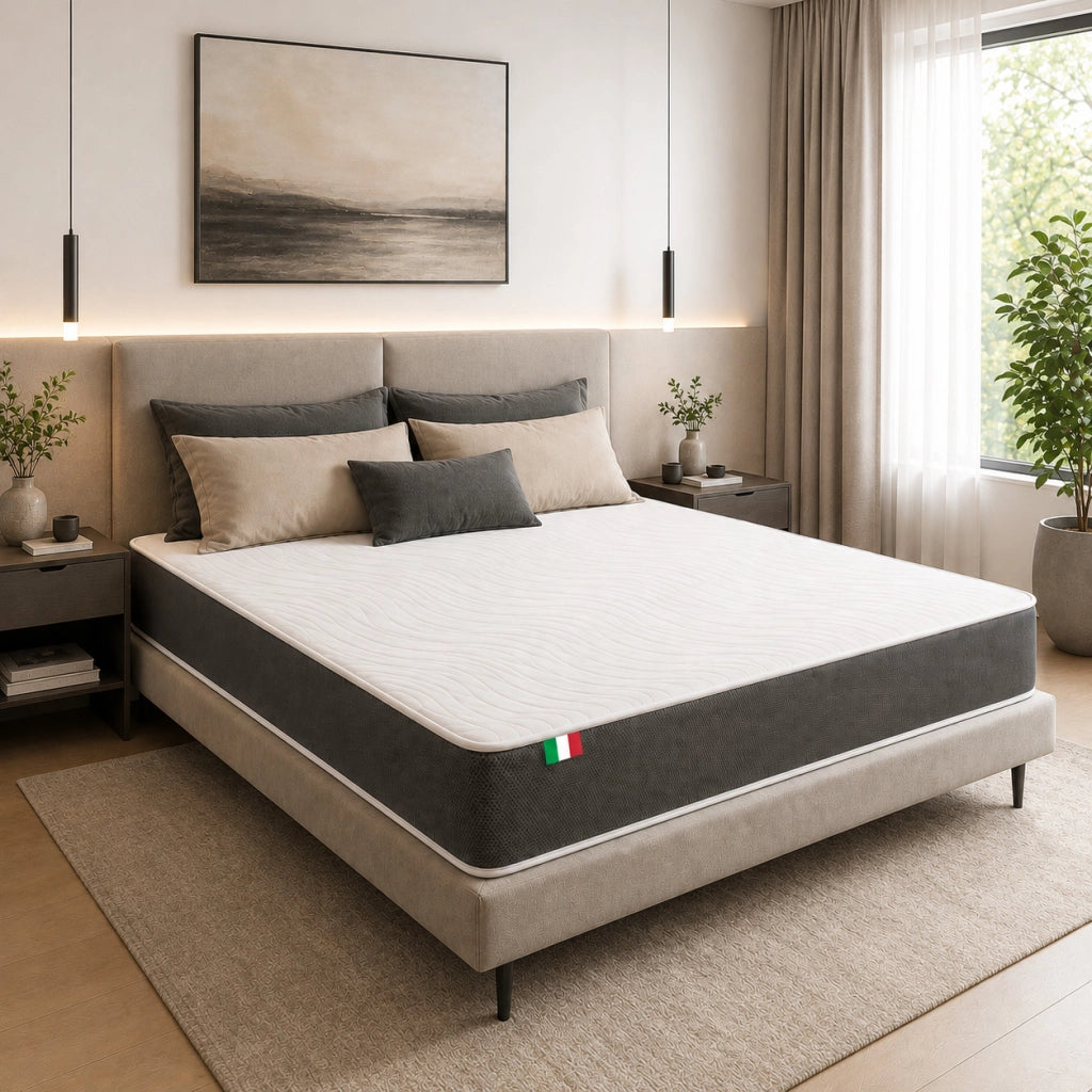 COMFY LINE Materasso Memory Francese 140X200 Cm Alto 25 ESSENTIAL