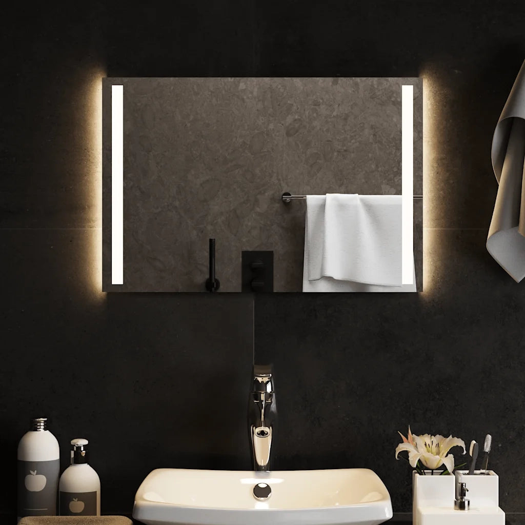 Specchio da Bagno | Specchio decorativo con Luci LED 60x40 cm