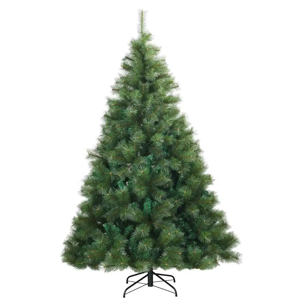 Albero di Natale artificiale con 300 LED Verde 240 cm PE e PVC 3397816