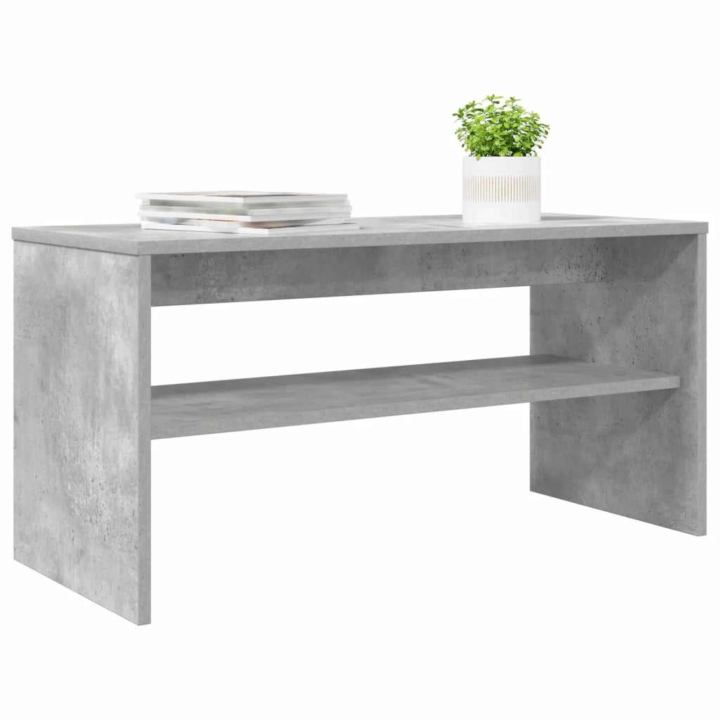 Mobile TV 80 x 35 x 40 cm Grigio cemento Legno ingegnerizzato 8000303