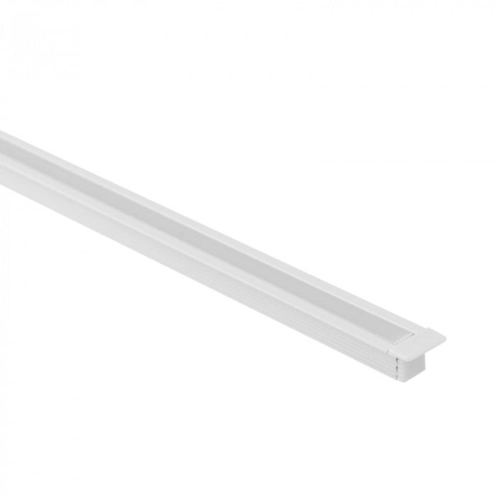 Profilo LED PW-02 incasso bianco diffusore satinato 2m Ecolight