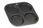 Teglia Antiaderente per 4 Focacce 14 x 2 cm Vespa
