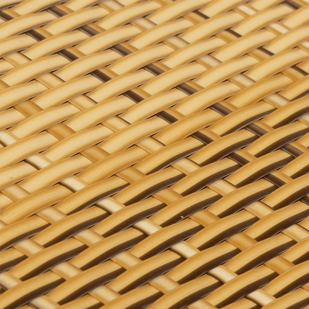 Schermo da balcone | Paravento da Balcone Marrone Chiaro 500x80 cm in Polyrattan