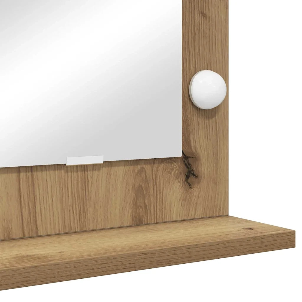 Specchio da Vanit¨¤ Rovere artigianale 60 x 45 x 18 cm