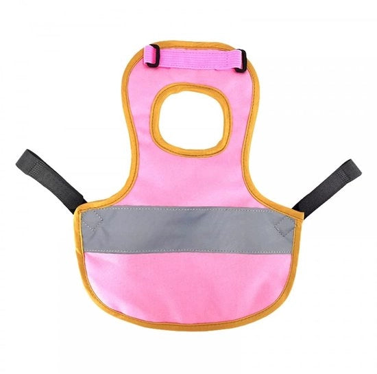 Vestito per Polli - Riflettente - Impermeabile - Sicuro - Adatto per Polli da Corte - 5 cm Striscia Riflettente - Vestito per Polli