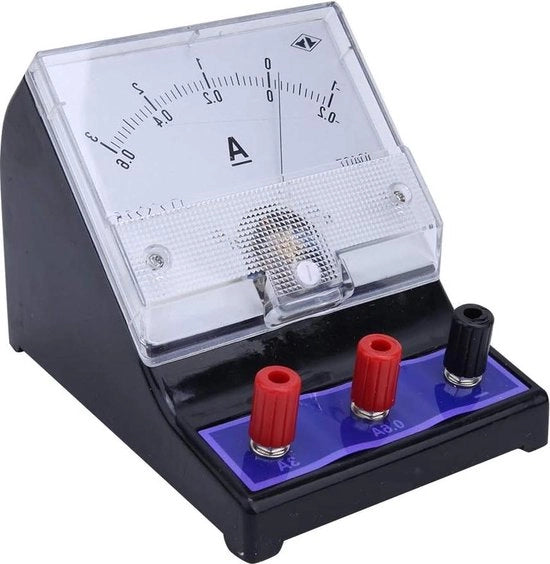 Ampèremetro analogo | Proiettore overhead educativo | Contatore di corrente DC per classe scolastica | Accessori di lezione di fisica