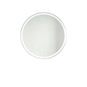 Specchio bagno rotondo 80×80 cm con illuminazione dimmerabile e antiappannamento, 3 tonalità di luce regolabili, montaggio a parete