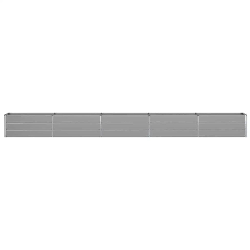 Fioriera | Cassetta per fiori | Vaso Grigio chiaro 480 x 50 x 45 cm Acciaio zincato