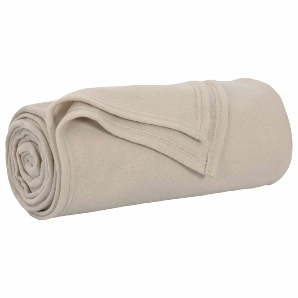 Coperte da Pile 24 pz Beige 170 x 130 cm Panno