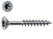 VITI PANEL-VIT PV TESTA SVASATA PIANA TORX ACCIAIO CHROMITING- - ø mm.6x160 - 100 pezzi MUSTAD