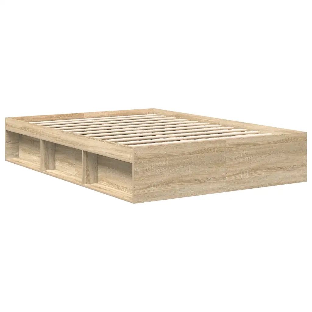 Giroletto-Struttura Letto Rovere Sonoma 160x200 cm
