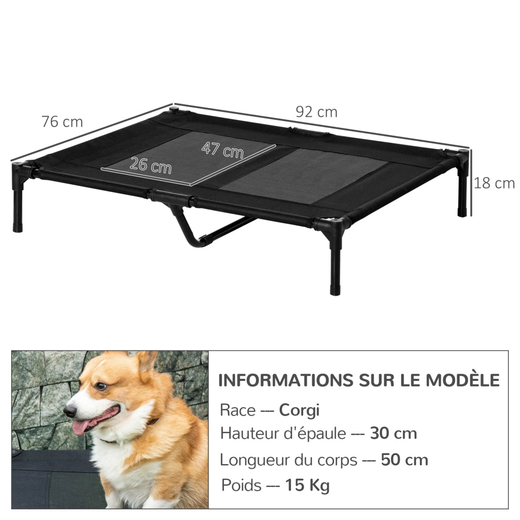 Letto per animali ¨C Minimal ¨C 92x76x18 cm nero
