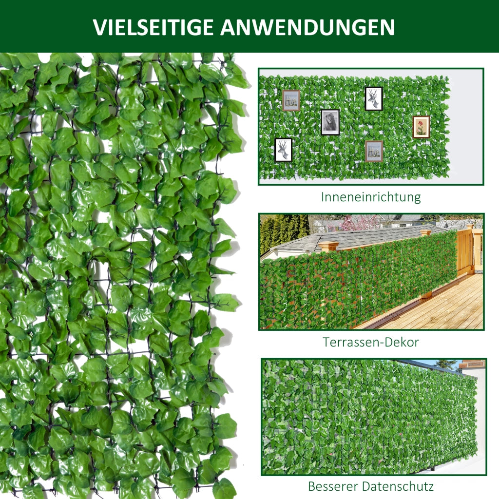 Siepe Artificiale ¨C Minimal ¨C Verde 300x100 cm
