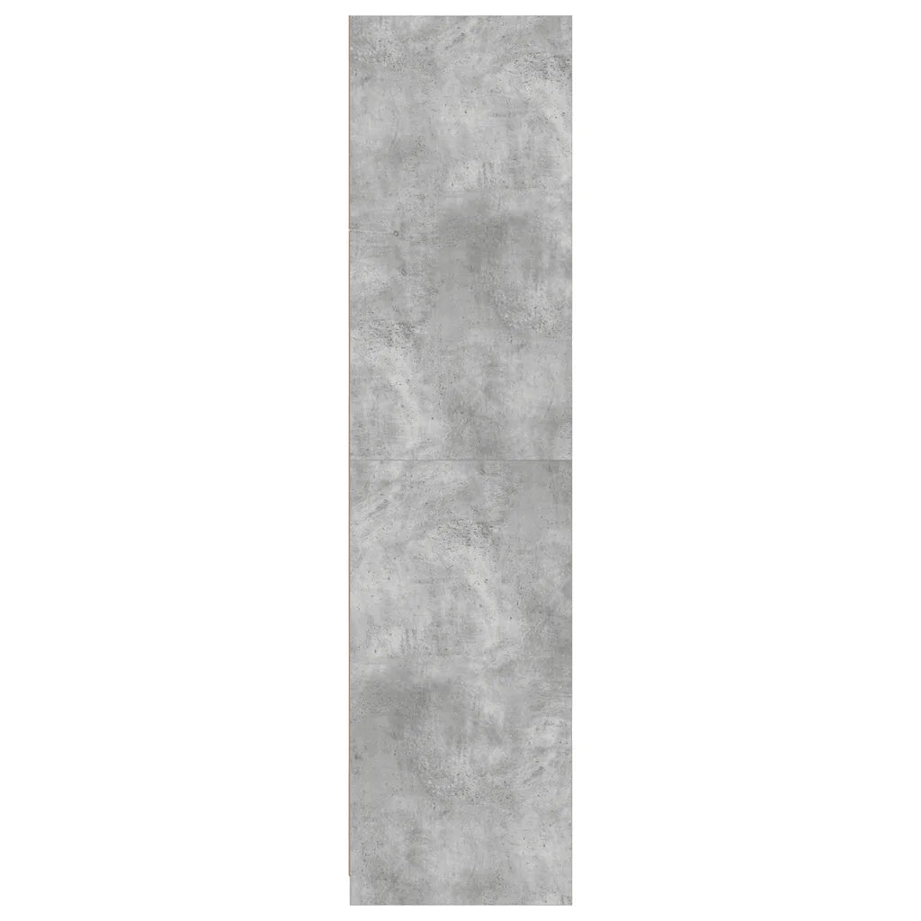 Armadio Grigio Cemento 100x50x200 cm in Legno Multistrato CFW1212125