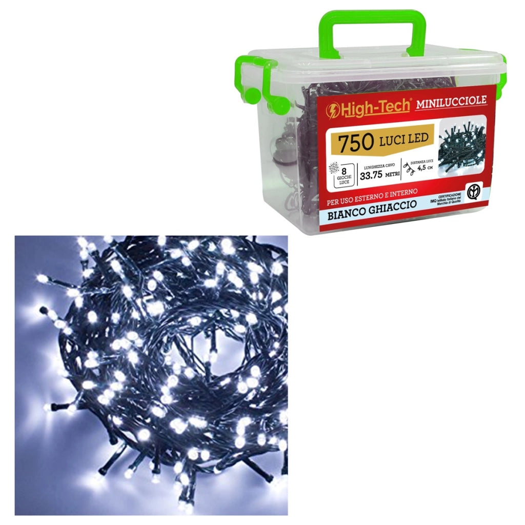 HIGH-TECH FILO LED 750 GHIACCIO IN BOX