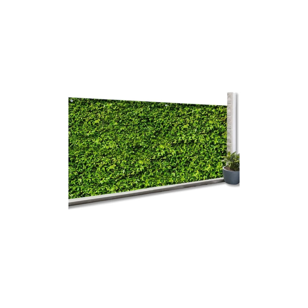 IDMarket - Rete ombreggiante 1,8x10m, telo rotolo per recinzione giardino 160g/m², stampa fogliame