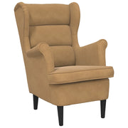 Poltrona | Sedia Relax Marrone Velluto