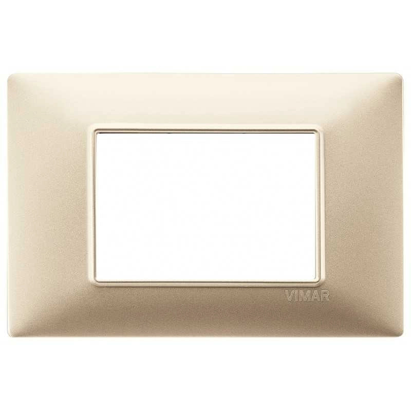 14653.22 Placca 3P Champagne Opaco Plana