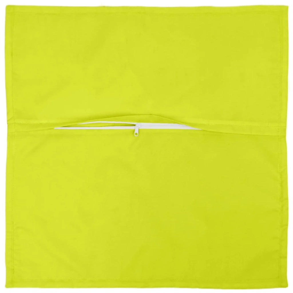 Federa 6 pz HOUTEN Verde brillante. 35 x 35 cm Poliestere 916512
