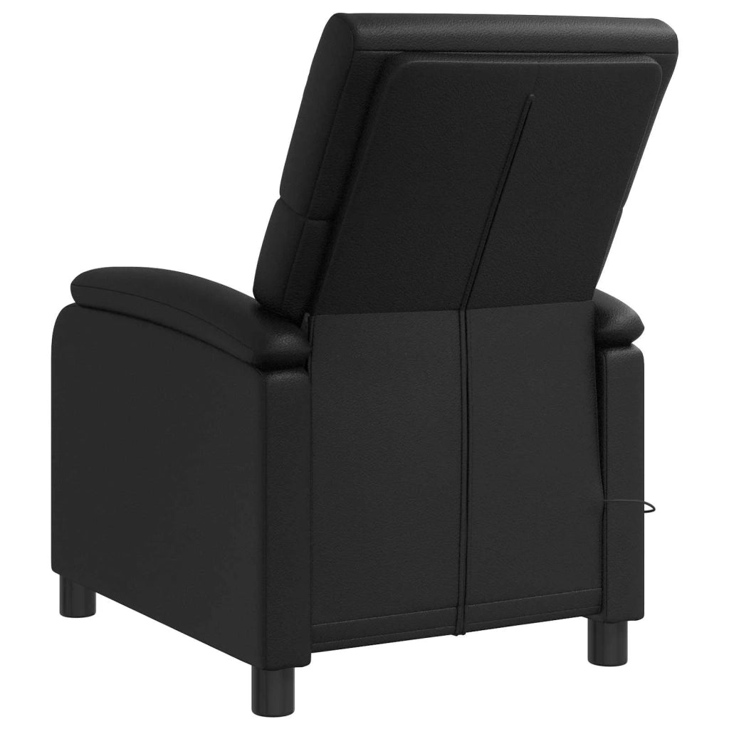 Poltrona Massaggiante Nero Similpelle 42035001