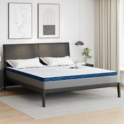 Topper per materasso Bianco 180 x 200 cm Tessuto Jacquard 4106273