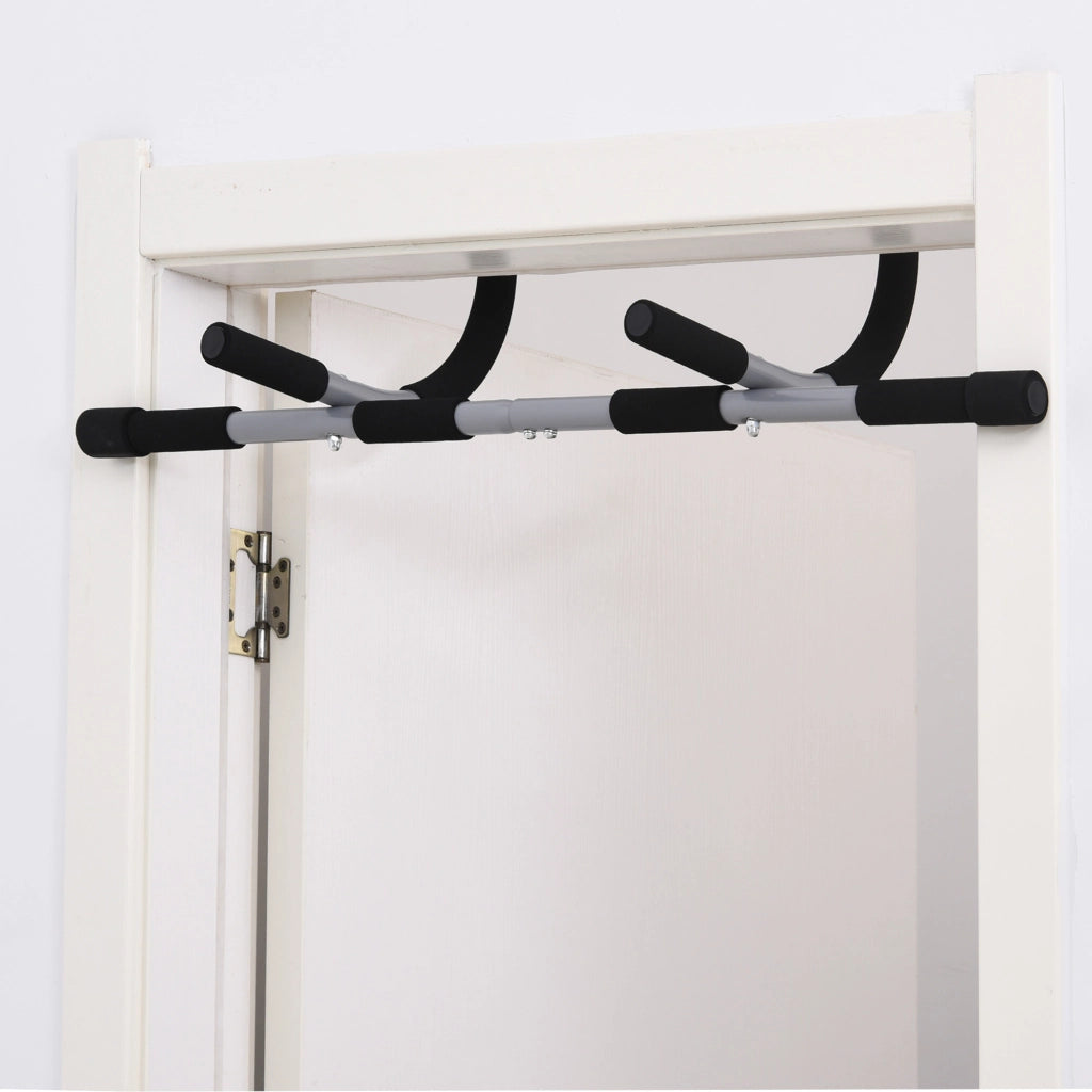 Barra per Trazioni a Soffitto per Palestra ¨C Zephmum ¨C 92x40x17cm Nero