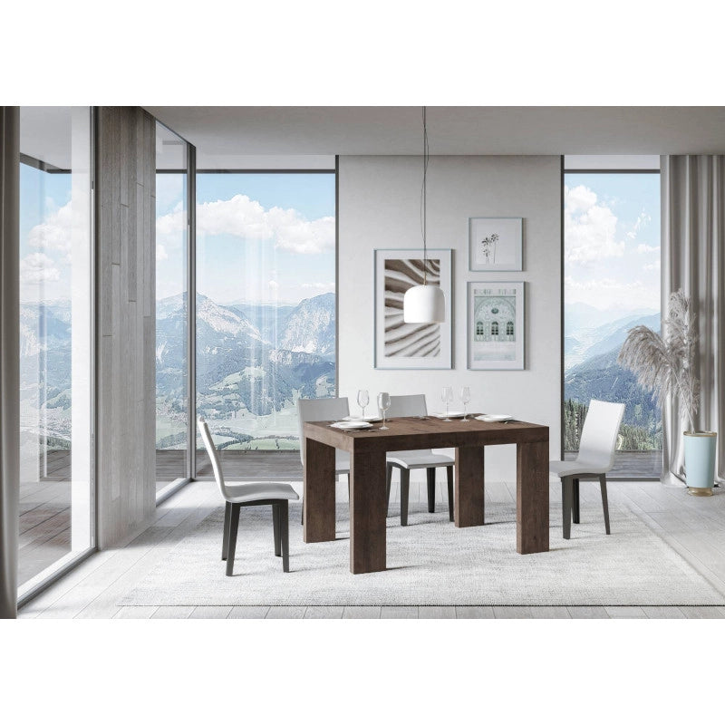 Tavolo allungabile 140/400x90 cm Roxell - Noce