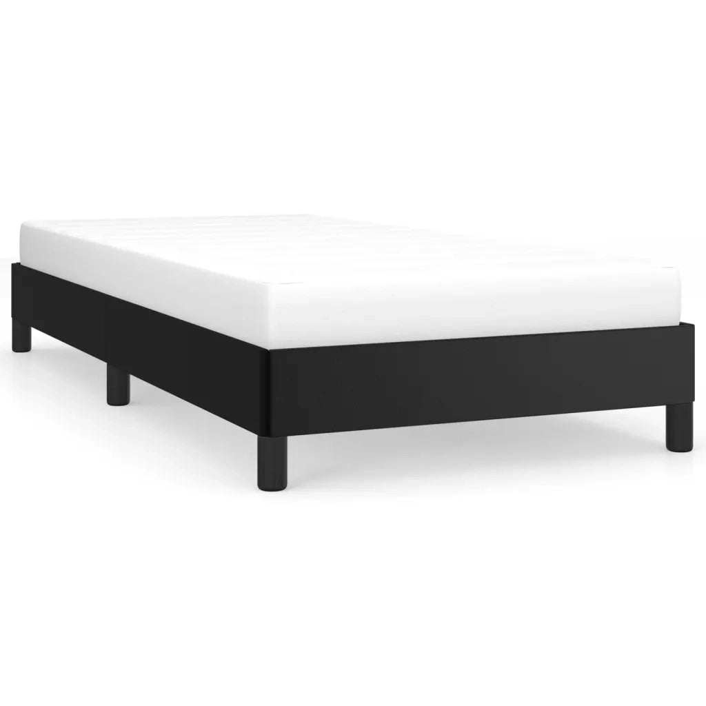 Giroletto-Struttura Letto Nero 90x190 cm in Similpelle 920418