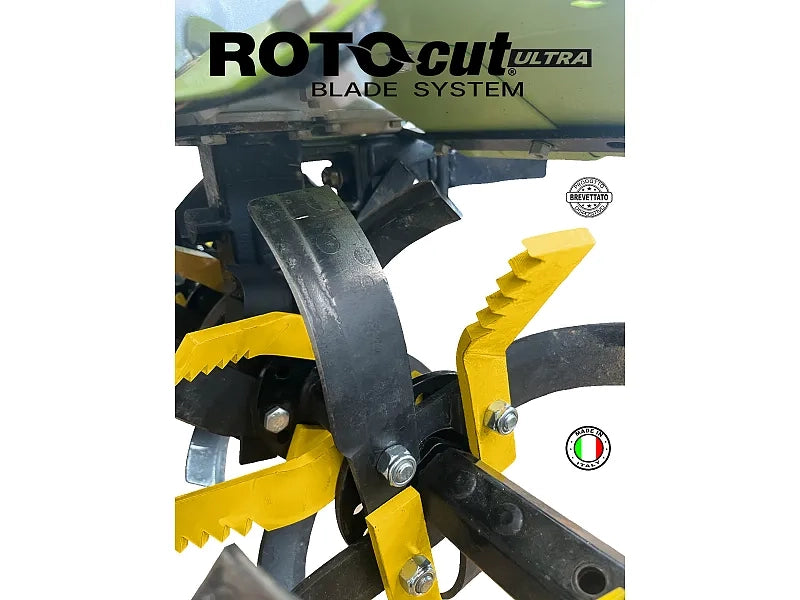 Kit Rotocut per fresare trinciare e rimescolare per motozappa e motocoltivatori - Foro 10 - Motocoltivatore