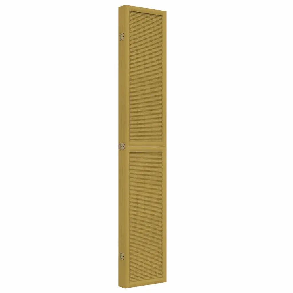Divisorio Ambienti | Divider per stanze | Paravento 6 Pannelli Marrone Legno Massello Paulownia